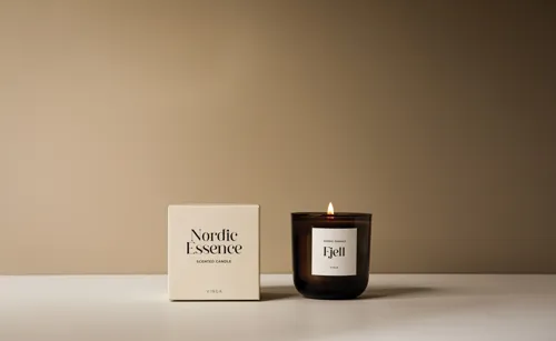 VINGA Nordic Essence illatgyertya, kicsi Fehér 