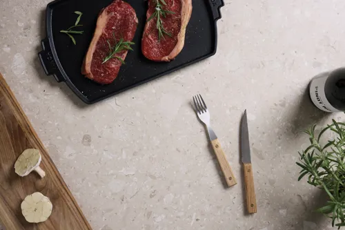 VINGA Paso 8 db-os bbq étkészlet Barna 