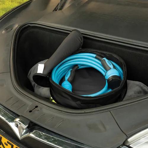 Volty Aware™ RPET EV-kábel tárolótasak Fekete 