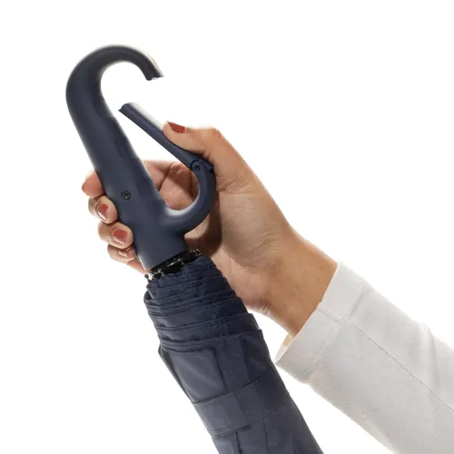 Yara 21" AWARE™ RPET solid esernyő karabinerrel Kék 