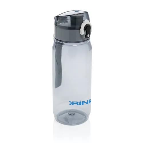 Yide RCS újrah.PET szivárgásmentes zárható vizespalack 600ml Fekete 