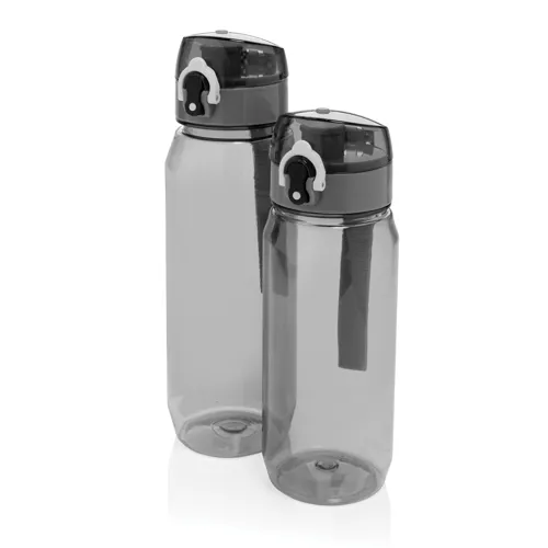 Yide RCS újrah.PET szivárgásmentes zárható vizespalack 600ml Fekete 