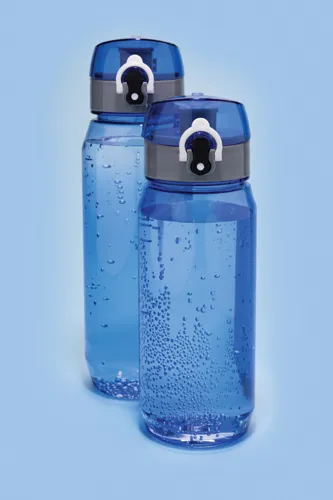 Yide RCS újrah.PET szivárgásmentes zárható vizespalack 600ml Kék 
