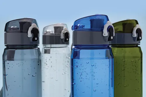 Yide RCS újrah.PET szivárgásmentes zárható vizespalack 600ml Kék 