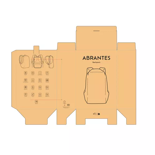 Abrantes Backpack Fekete 