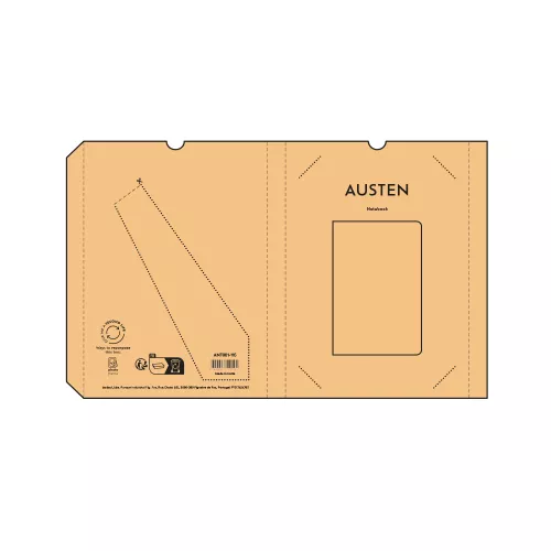 Austen Notebook Fehér 