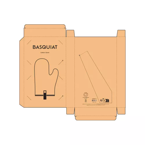 Basquiat Kitchen Glove Szürke 