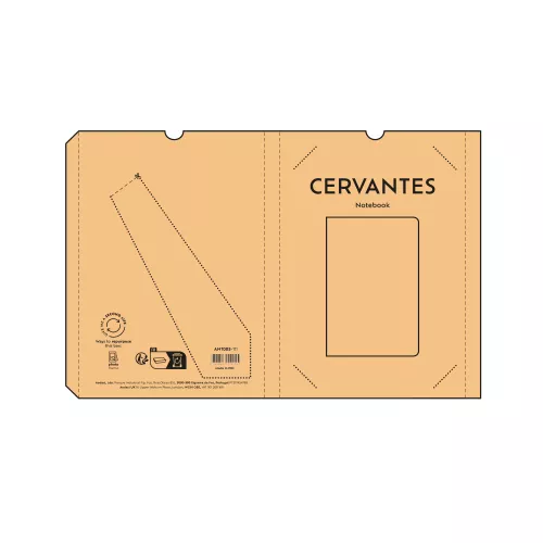 Cervantes Notebook Barna 