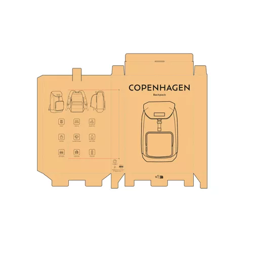 Copenhagen Backpack Kék 