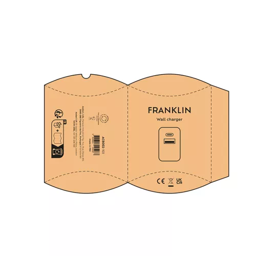 Franklin Wall Charger Fekete 