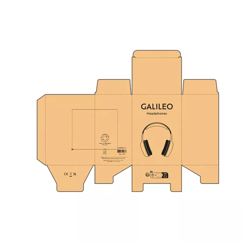 Galileo Headphones Piros 