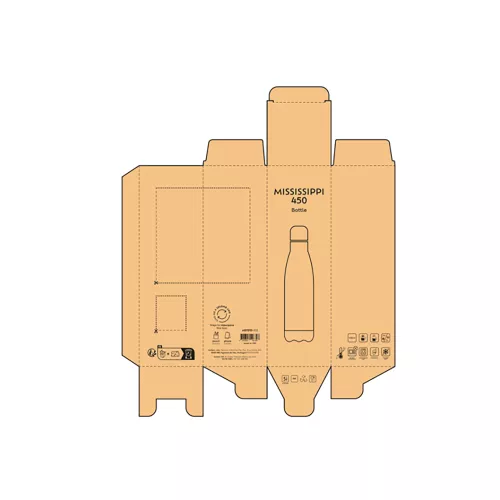 Mississippi 450 Bottle Piros 