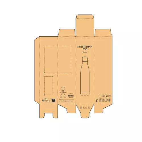 Mississippi 550 Bottle Piros 