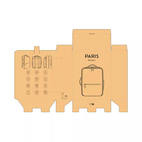 Paris Backpack Barna 
