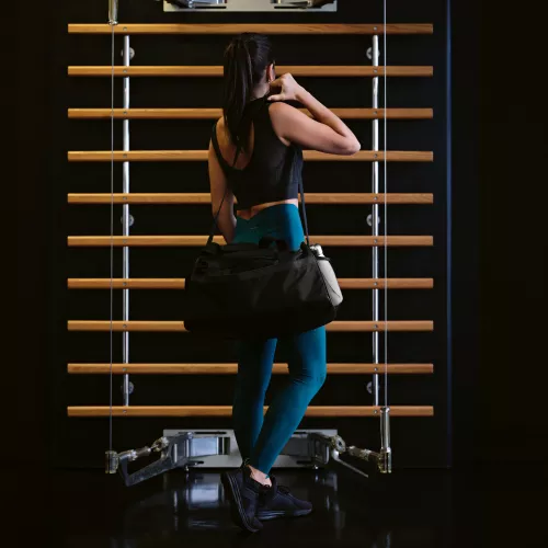 São Paulo L Gym Bag Fekete 