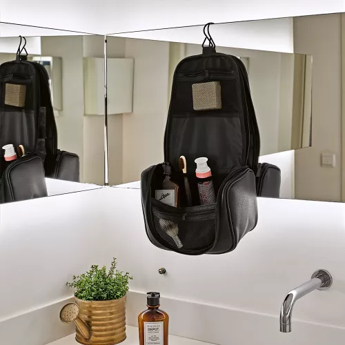 Shanghai Toiletry Bag Fekete 