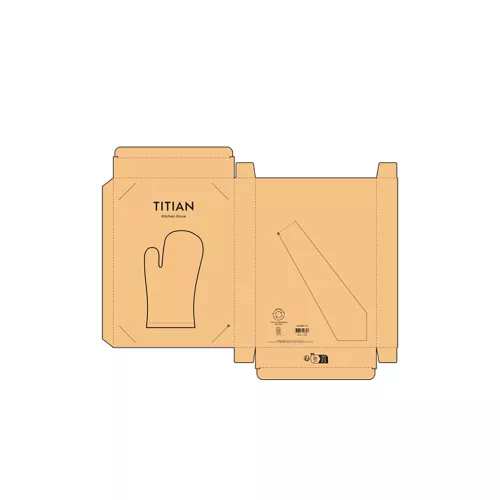 Titian Kitchen Glove Narancssárga 