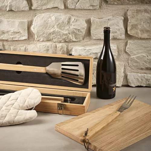 Turner Barbecue Set Szürke 