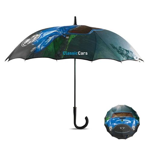 ⌀102cm/23″ egypaneles esernyő megszakítatlan nyomatokhoz.  