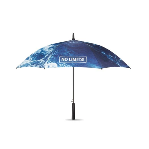 ⌀102cm/23″ szélálló esernyő, gumírozott markolat.  