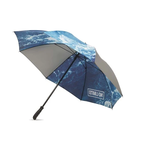 ⌀122cm/27″ szélálló ernyő, kemény műanyag markolat.  