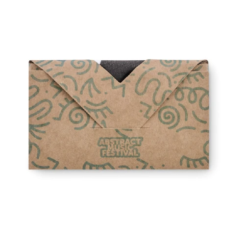 200gsm Európai gyártású 4 szín kolor emblémázott rPET törlőkendő (10x15 cm)  