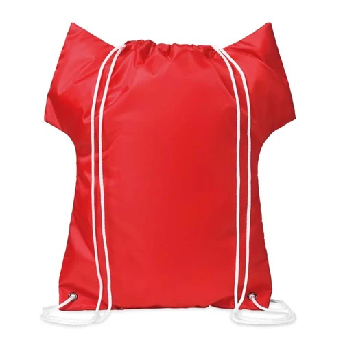 210D poliészter húzózsinóros táska T-Shirt formában  