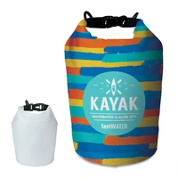 5,8 literes, tartós PVC szárazzsák, 360°-os kialakítás  