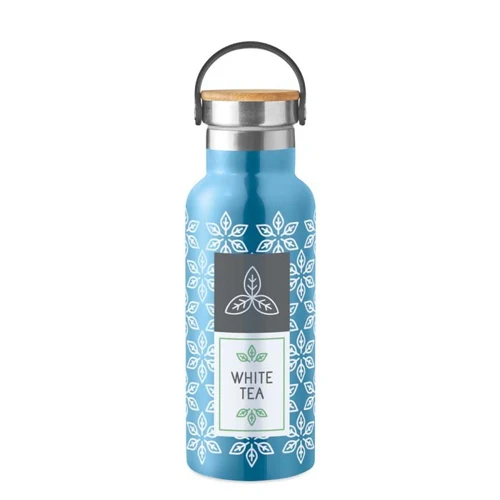 500 ml-es, egyedi Pantone színű, duplafalú rozsdamentes acél palack.  