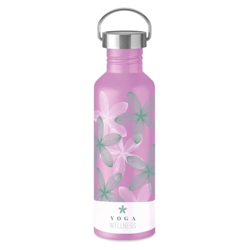 500 ml-es, egyedi Pantone színű, szimplafalú rozsdamentes acél palack.  