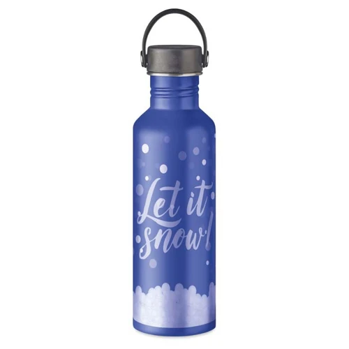 500 ml-es, egyedi Pantone színű, szimplafalú rozsdamentes acél palack.  
