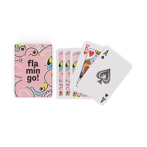 54 mini úti játékkártya, az Ön dizájnjával 1 oldalon.  