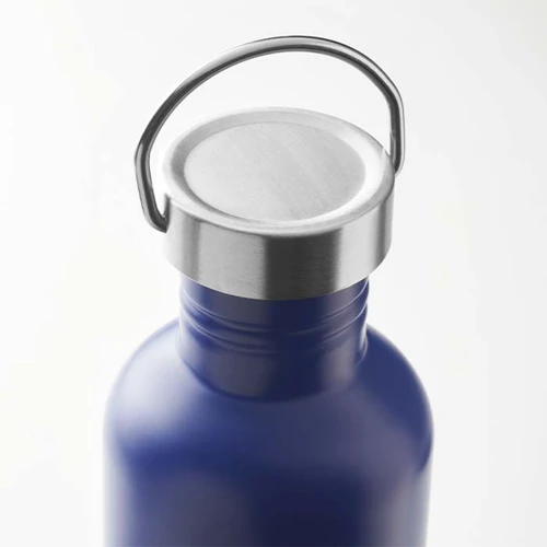 750 ml-es, egyedi Pantone színű, szimplafalú rozsdamentes acél palack.  