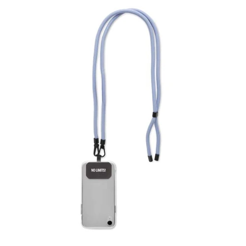 ⌀8mm, poliészter, keresztpántos, zsinóros telefontartó.  