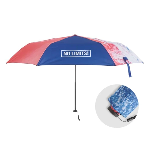 ⌀90cm/19″ Könnyű (100 g), összecsukható zseb-esernyő.  