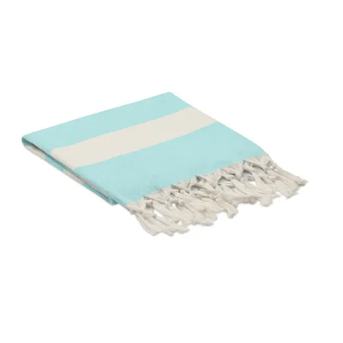 AGOURA Hamam törölköző/takaró 140 g turkiz 