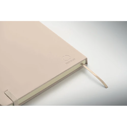 ARCOLOOP A5 újrahasznosított PU notesz Törtfehér 