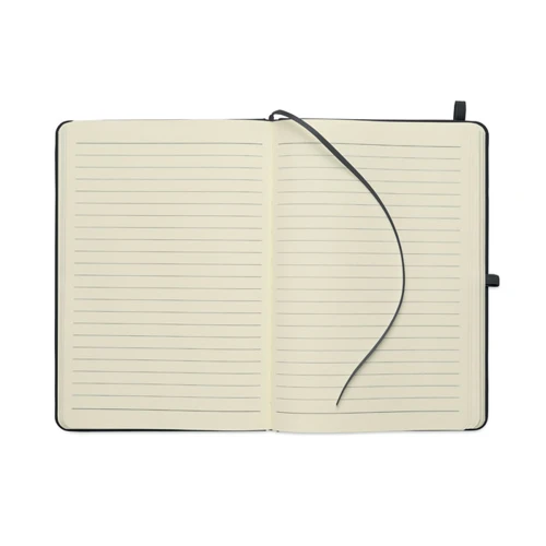 ARCOLOOP A5 újrahasznosított PU notesz Fekete 