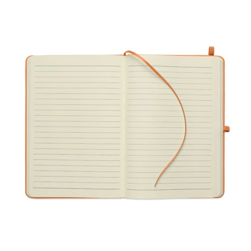 ARCOLOOP A5 újrahasznosított PU notesz Narancssárga 