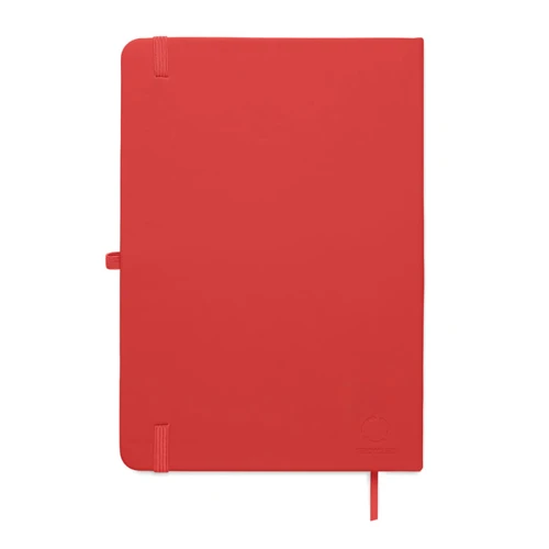 ARCOLOOP A5 újrahasznosított PU notesz Piros 