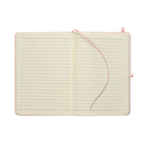 ARCOLOOP A5 újrahasznosított PU notesz Babarózsaszín 