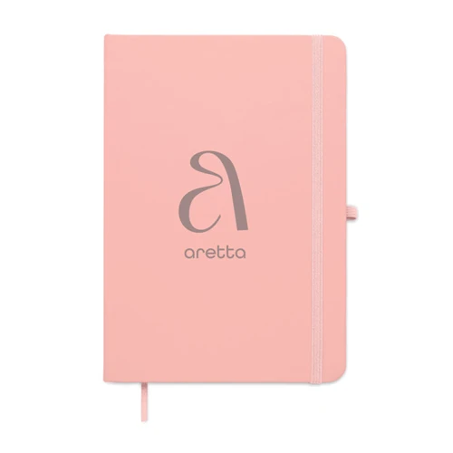 ARCOLOOP A5 újrahasznosított PU notesz Babarózsaszín 