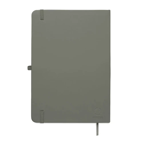 ARCOLOOP A5 újrahasznosított PU notesz Kőszürke 