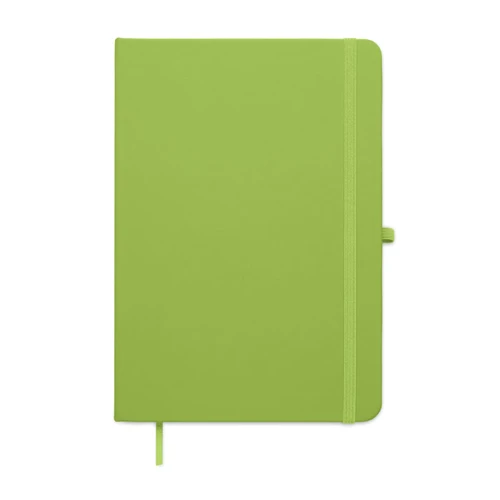 ARCOLOOP A5 újrahasznosított PU notesz Lime 