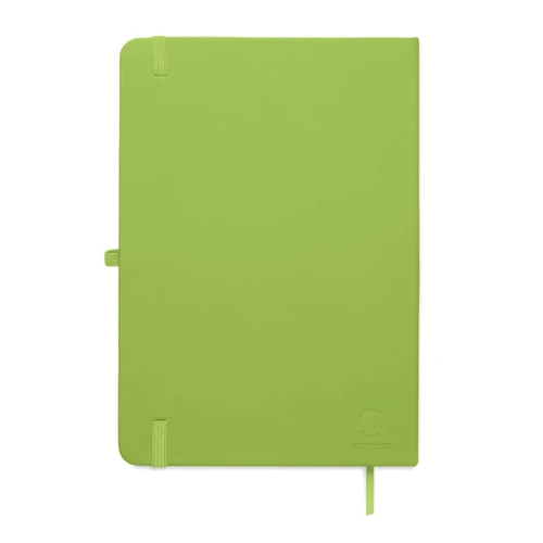 ARCOLOOP A5 újrahasznosított PU notesz Lime 