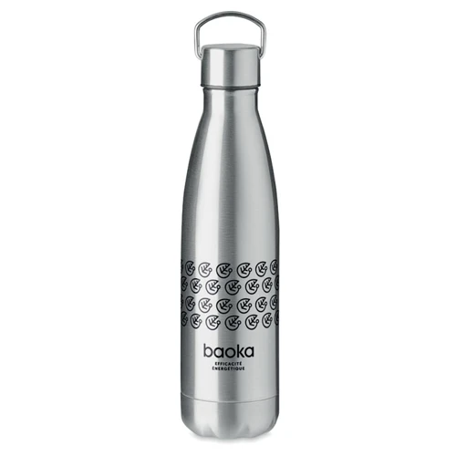 ARCTIC Duplafalú palack 500ml Matt Ezüst 