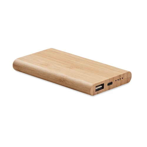 ARENAPOWER C 4000 mAh bambusz powerbank Fa 