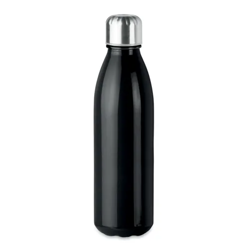 ASPEN GLASS Üveg palack, 650 ml Fekete 