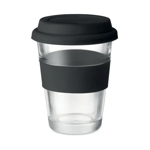 ASTOGLASS Üveg pohár, 350 ml Fekete 