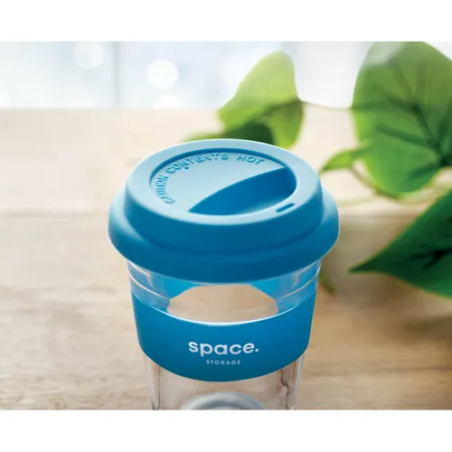 ASTOGLASS Üveg pohár, 350 ml Kék 